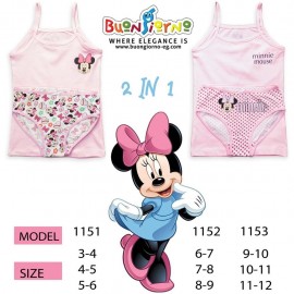 Underwear set (  Minnie Mouse  )- [3-6]